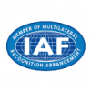 IAF Certification logo لوگوی تاییدیه IAF